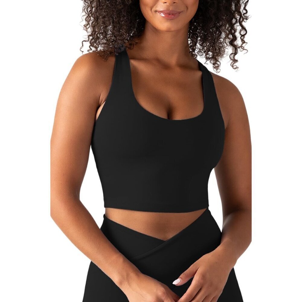 Women's Active Tank Top Built-in Bra Athleisure 4-Way Stretch Moisture-Wick